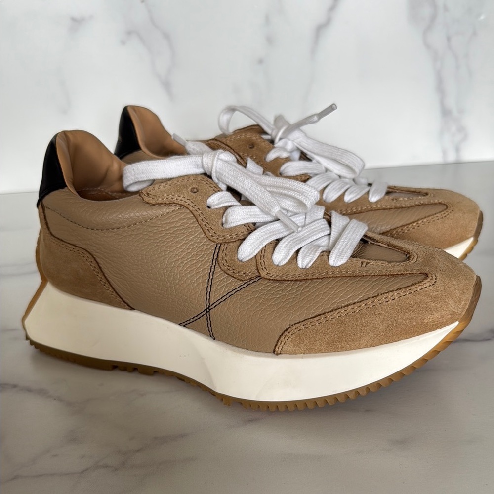 Stylish Tan Women's Athletic Shoes / Sneakers